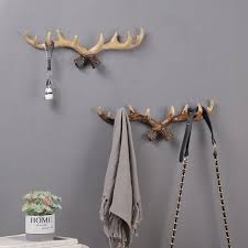 Deer Head Wall Hanging Key Hook Coat Hook