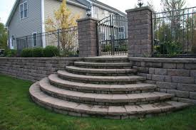 Beautify With Retaining Wall Stairs