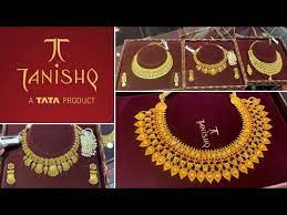 tanishq latest gold necklace set