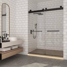 Double Sliding Frameless Shower Door