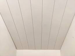we panelled our bathroom ceiling and it