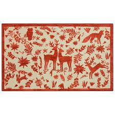 mohawk home holiday forest red 2 ft 6