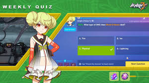 Learning about a costly part of the enterprise. Honkai Impact 3 Weekly Quiz 3 Youtube