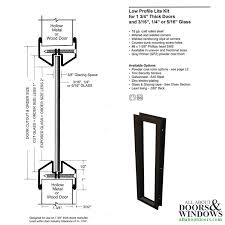 Commercial Door Lite Frames 7 X 22