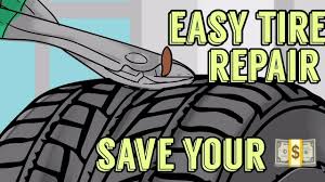 how to fix nail in tire flat tire