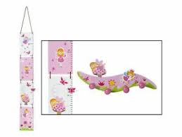 Details About Baby Kids Fairy Height Growth Chart Coat Wall Hooks Nursery Bedroom Decoration