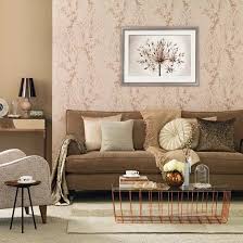rose gold and brown living room ideas