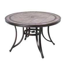 Tile Top Outdoor Patio Dining Table