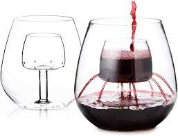 Stemless Aerating Wine Glass By
