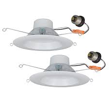 5 In Or 6 In Utilitech 65 Watt Equivalent White Dimmable Recessed Downlight