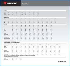 Qualified Dainese Size Chart Suit Dainese Boots Size Chart