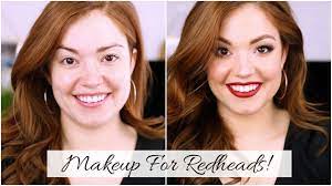 makeup tutorial for redheads makeup