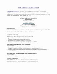 Sample Resume For Mba Finance With Experience Format
