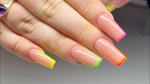 neon tips using gel polish you