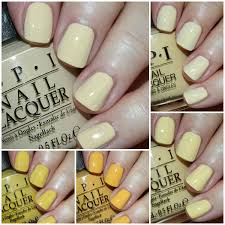 My Favorite Yellow Opi Nail Lacquer Colors Vampy Varnish