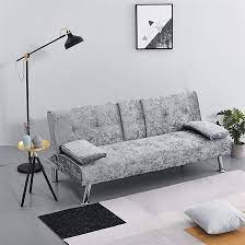 Modern Comfort Sofa Bed Faux Leather 3 Seater Click Click Sofabed Sofe  Couch With Cup Holder For Living RoomBedroom, Sofa Bed (Color : Blue) :  Amazon.nl: Home & Kitchen
