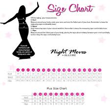 Night Moves By Allure Size Chart