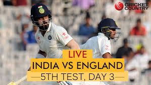 The india vs england 1st test will be broadcast live on the star sports network. Live Cricket Score India Vs England 5th Test Day 3 At Chennai Rahul Falls For 199 Cricket Country