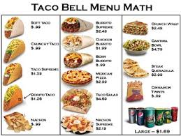 A compilation of free math worksheets categorized by grades and topics. Taco Restaurant Menu Math Math Printables Math Binder Math Worksheets