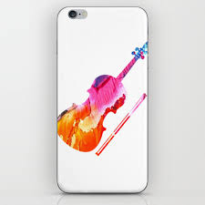 colored violin gift idea for violinist