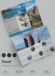 Fold Travel Brochures Free Brochure Template 3 Helenamontana Info