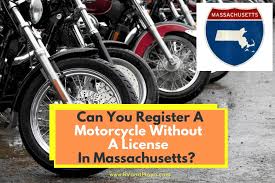 register a motorcycle without a license