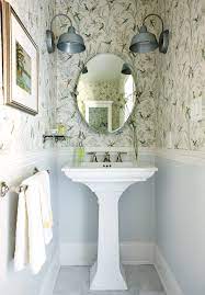 Pretty, pretty powder rooms paired with fashions from new york fashion week ! 5 Pretty Powder Room Designs Chatelaine In 2020 Tiny Powder Rooms Powder Room Small Powder Room Design