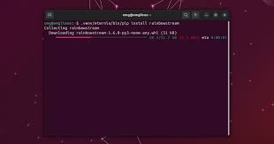 solve pip install error on ubuntu 23 04