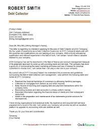 debt collector cover letter exles