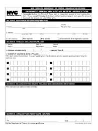 dispute parking ticket nyc fill out