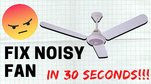 fix noisy ceiling fan in seconds you