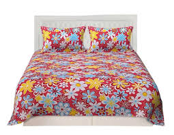 Soft Cotton Fl Printed Bed Sheet