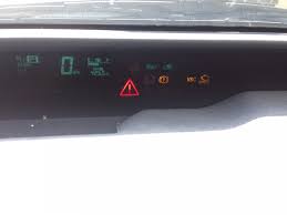 2008 prius red exclamation mark
