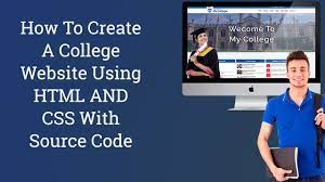 college using html and css