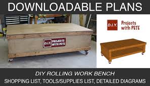 Woodworking workbench plans | the essential workbench this classic bench combines the best of the. Diy Rolling Workbench With Free Workbench Plans