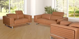 luxury leather sofa set at
