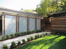 Recycled Redwood Horizontal Fence