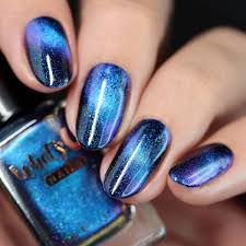 night contrails magnetic nail polish