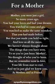 funeral poems for moms