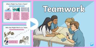 Team Work Powerpoint United Together Group Support Pack