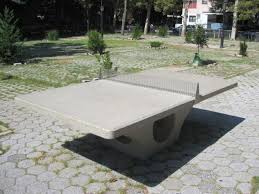 A concrete ping pong table may be more difficult to build, and it will take more time, though it certainly is more rewarding. Outdoor Ping Pong On The Table For East Village S Tompkins Square Park East Village Lower East Side New York Dnainfo