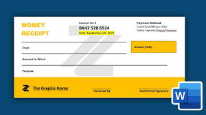 how to make cash receipt template using
