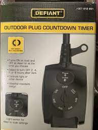 Defiant Timer Home Electrical Switches