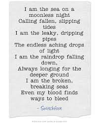 After early successes in the christian rock scene, switchfoot first gained mainstream recognition with the inclusion of four of their songs in the. I Am The Sea On A Moonless Night Calling Fallen Slipping Switchfoot Lyrics Switchfoot Quotes
