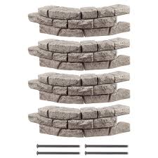 Rts Home Accents 4 Pack Curved Rock For