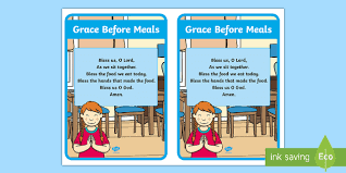 Christmas is a most important religious and family event in ireland so it's perhaps not surprising that it has inspired numerous sayings and blessings. Grace Before Meals Print Out Teacher Made