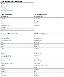 Monthly Income And Expense Template Monthly Income And Expense
