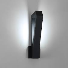 Shop The Great Outdoors 23626 17in Tall Led Outdoor Wall Light From The Good Lumens Collection Sand Black Overstock 20109576