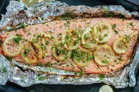 how to grill 2 lb salmon fillet in foil