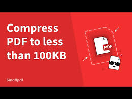 compress pdf to less than 100 kb with